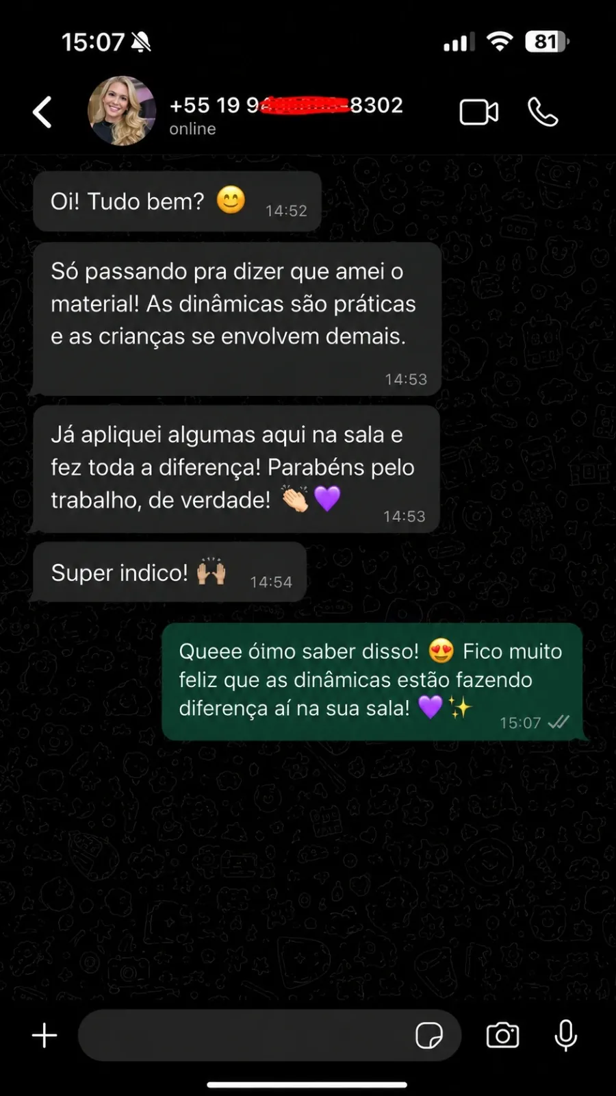Depoimento sobre o Kit Anti-Bullying 3